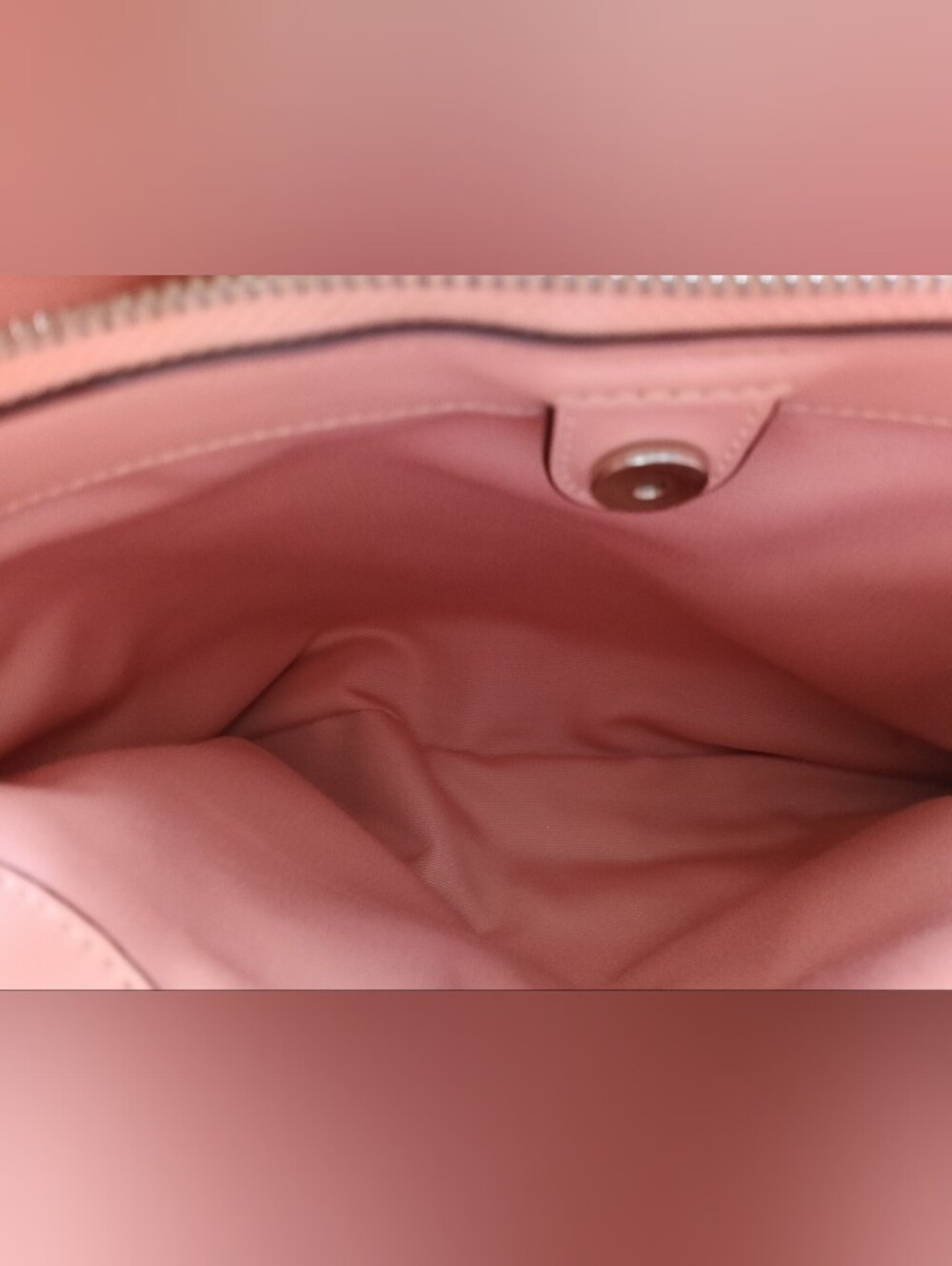 Coach Sage Carryall in Signature Canvas with Peachy Pink Leather Trim with Handl - Picture 8 of 11